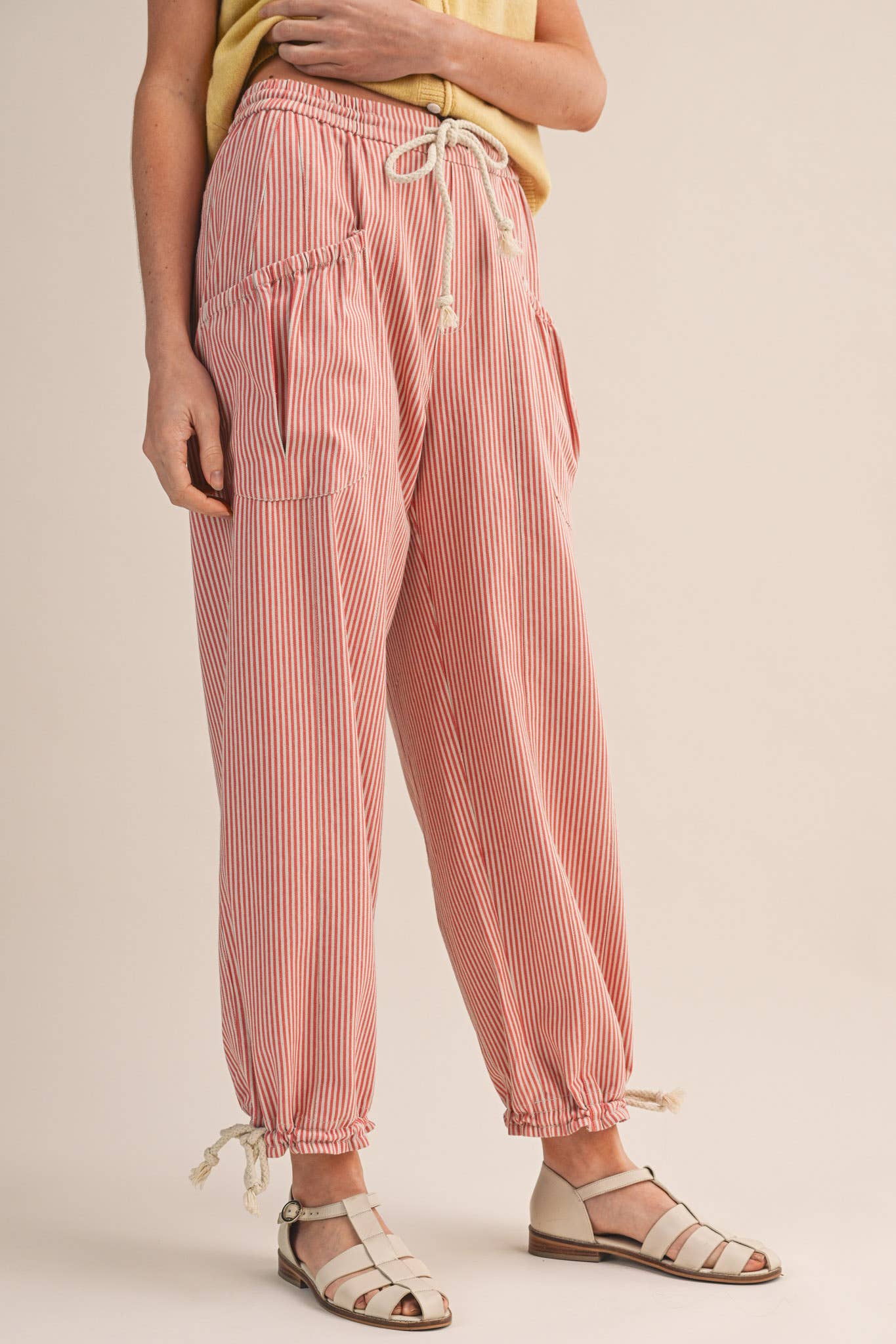 STRIPED PARACHUTE PANTS MP4690