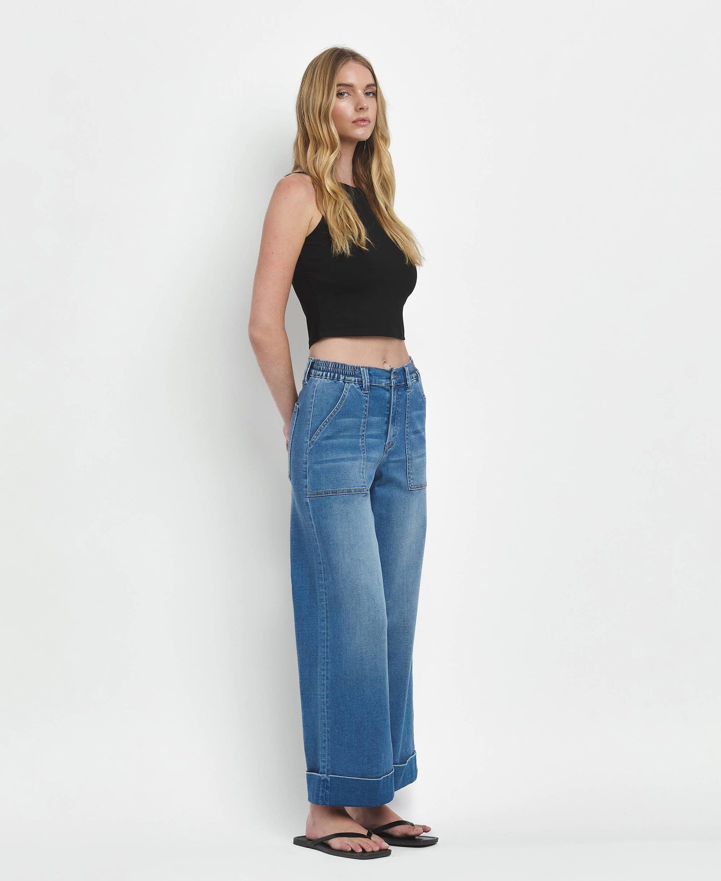 Vervet Wide Cuff Jeans