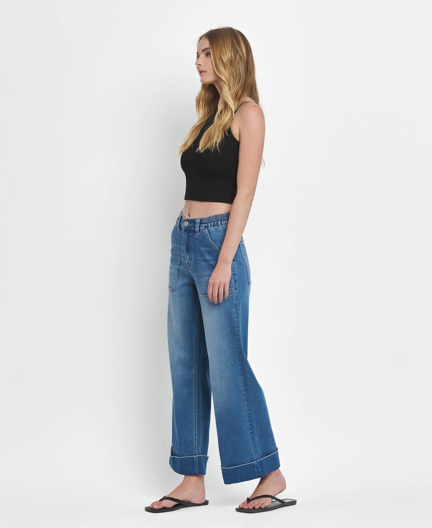 Vervet Wide Cuff Jeans