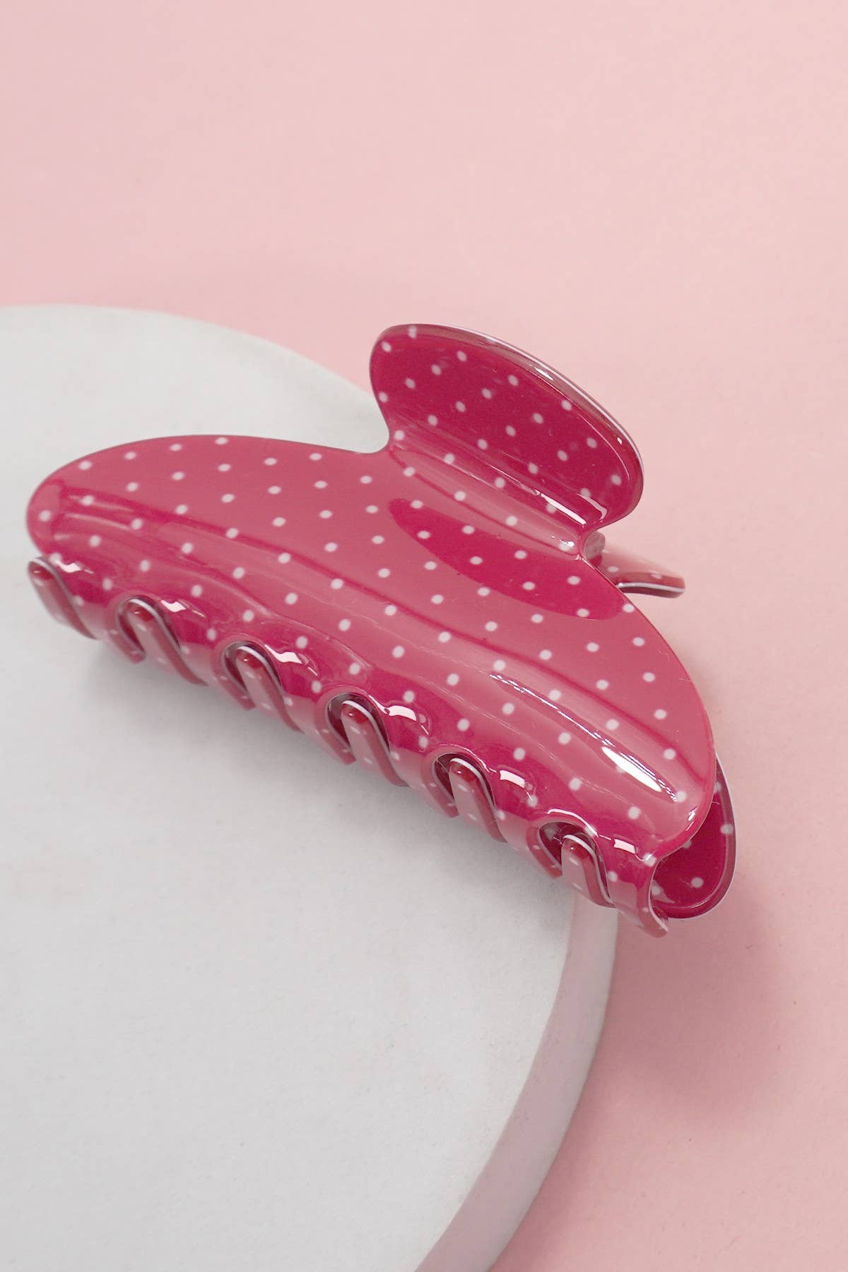 Polka Dot Hair Claw Clip | 40H1081