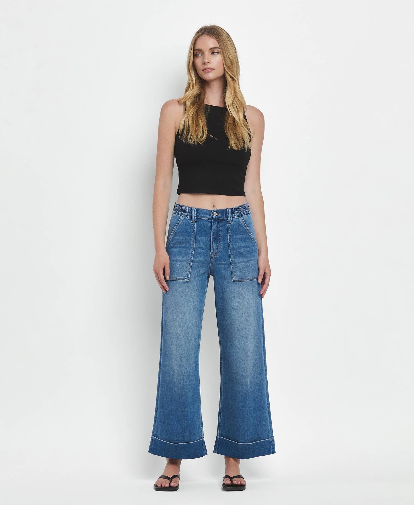 Vervet Wide Cuff Jeans