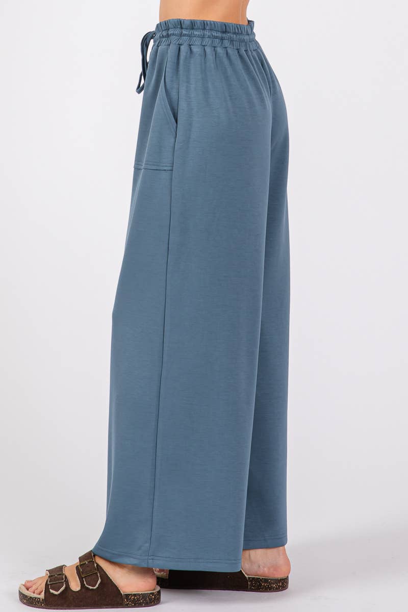 Scuba Wide Leg Pants