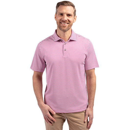 Cutter & Buck Virtue Eco Pique Stripe Recycled Men's Polo