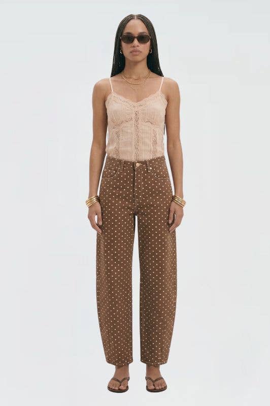CP12376 - BARREL-LEG PANTS