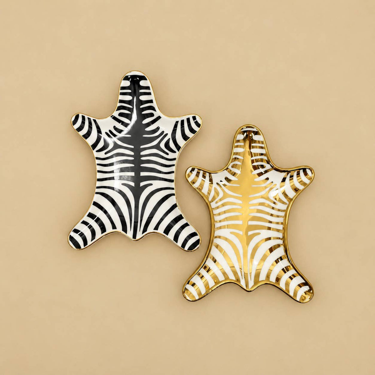 Zebra Print Ceramic Decorative Trinket Dish | 40CP103