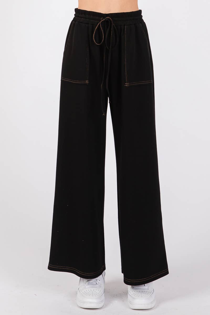 Scuba Wide Leg Pants