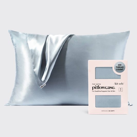 Satin Pillowcase Standard - Haze Blue