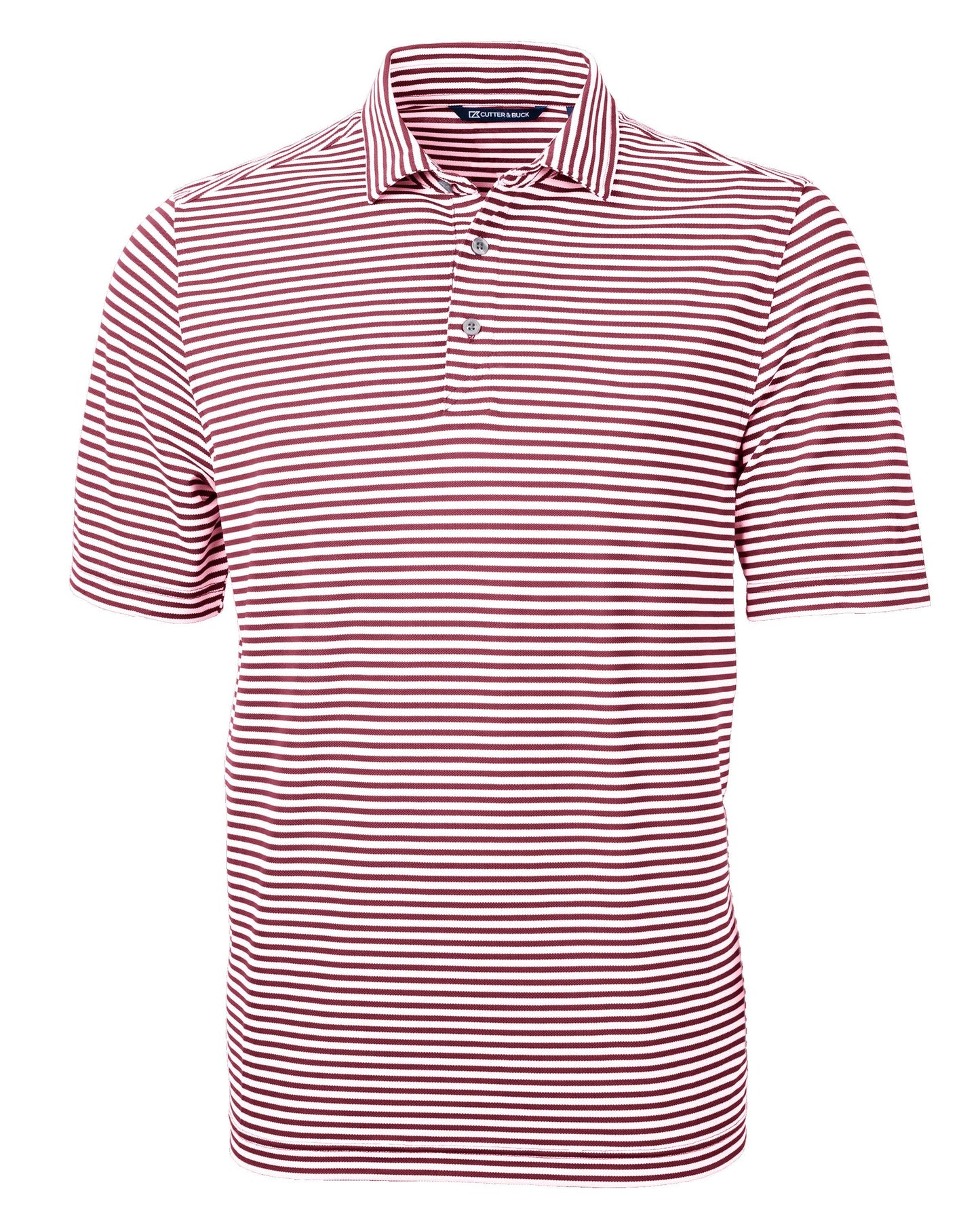 Cutter & Buck Virtue Eco Pique Stripe Recycled Men's Polo