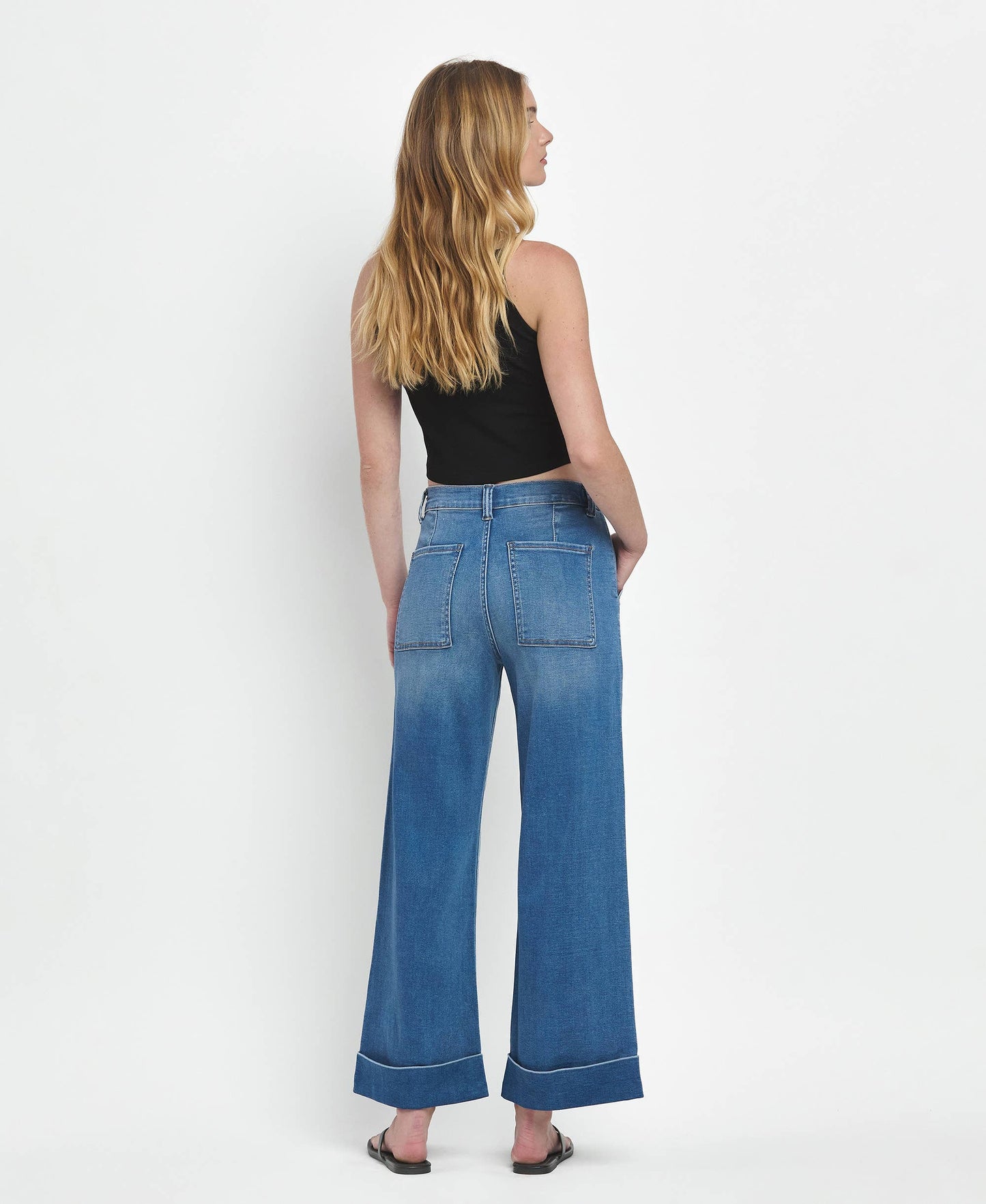 Vervet Wide Cuff Jeans