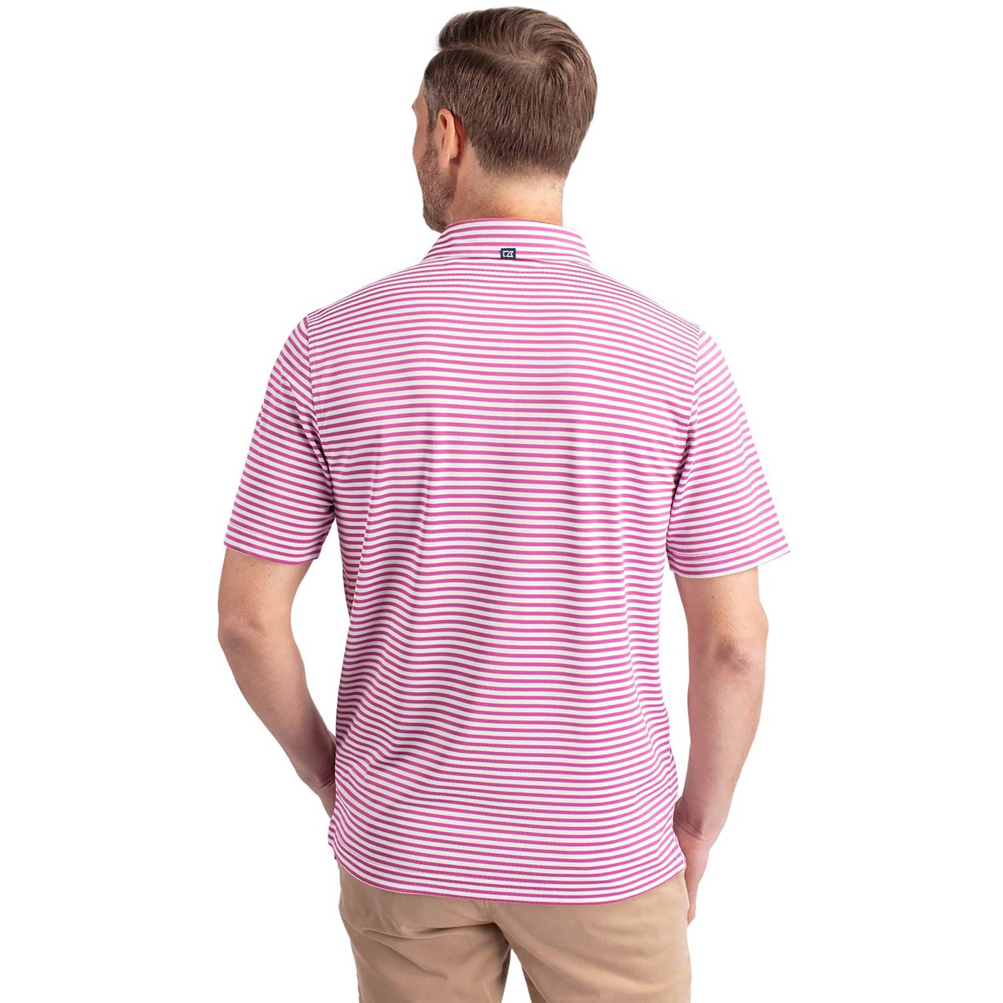 Cutter & Buck Virtue Eco Pique Stripe Recycled Men's Polo