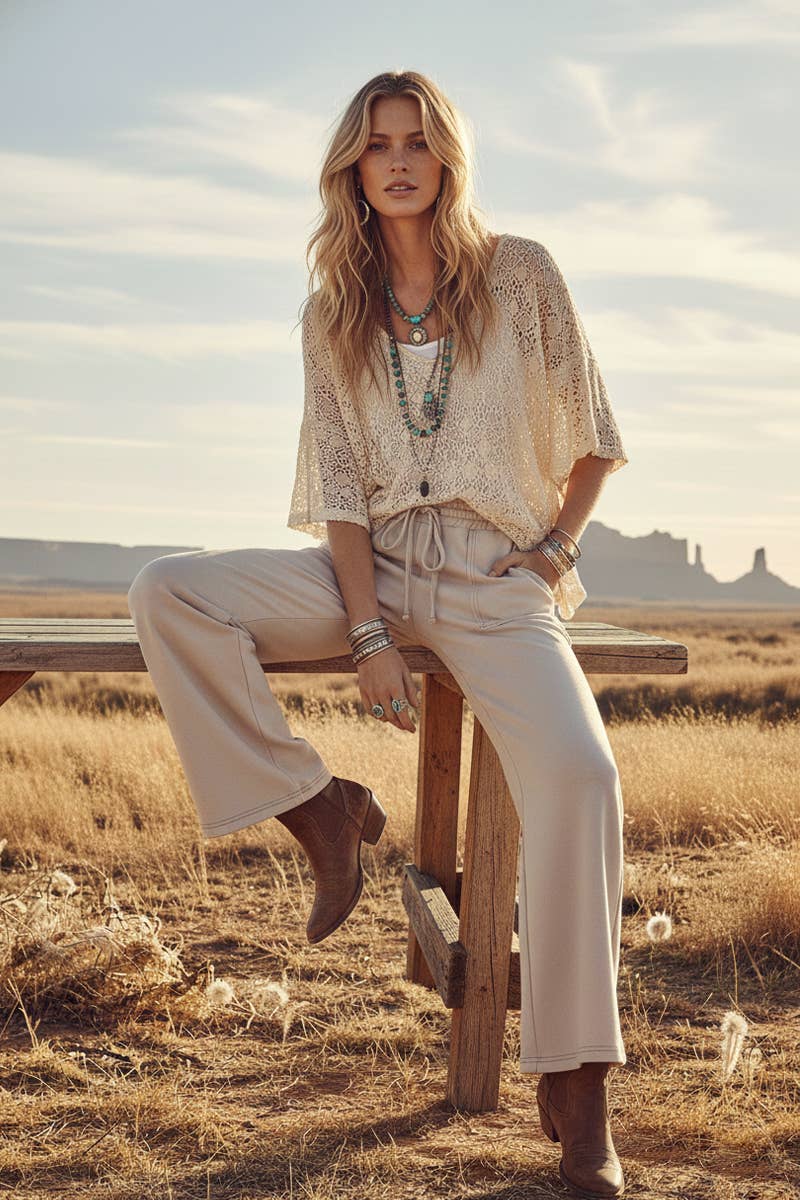 Scuba Wide Leg Pants