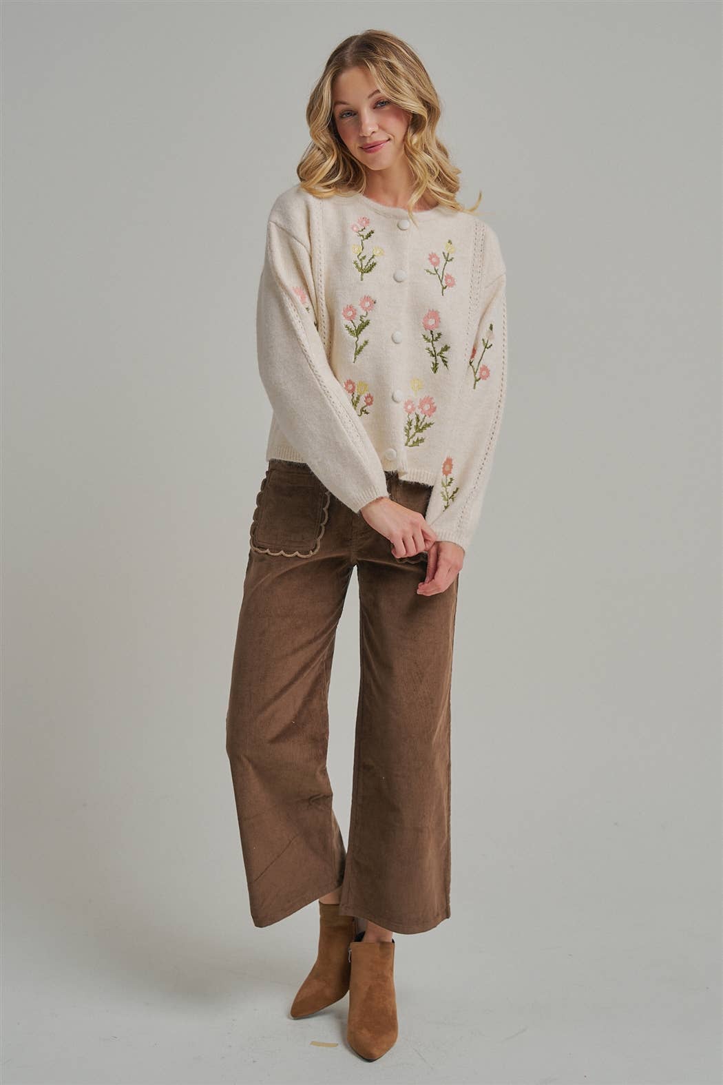 STRETCH CORDUROY WIDE LEG PANTS_JLB80001-06