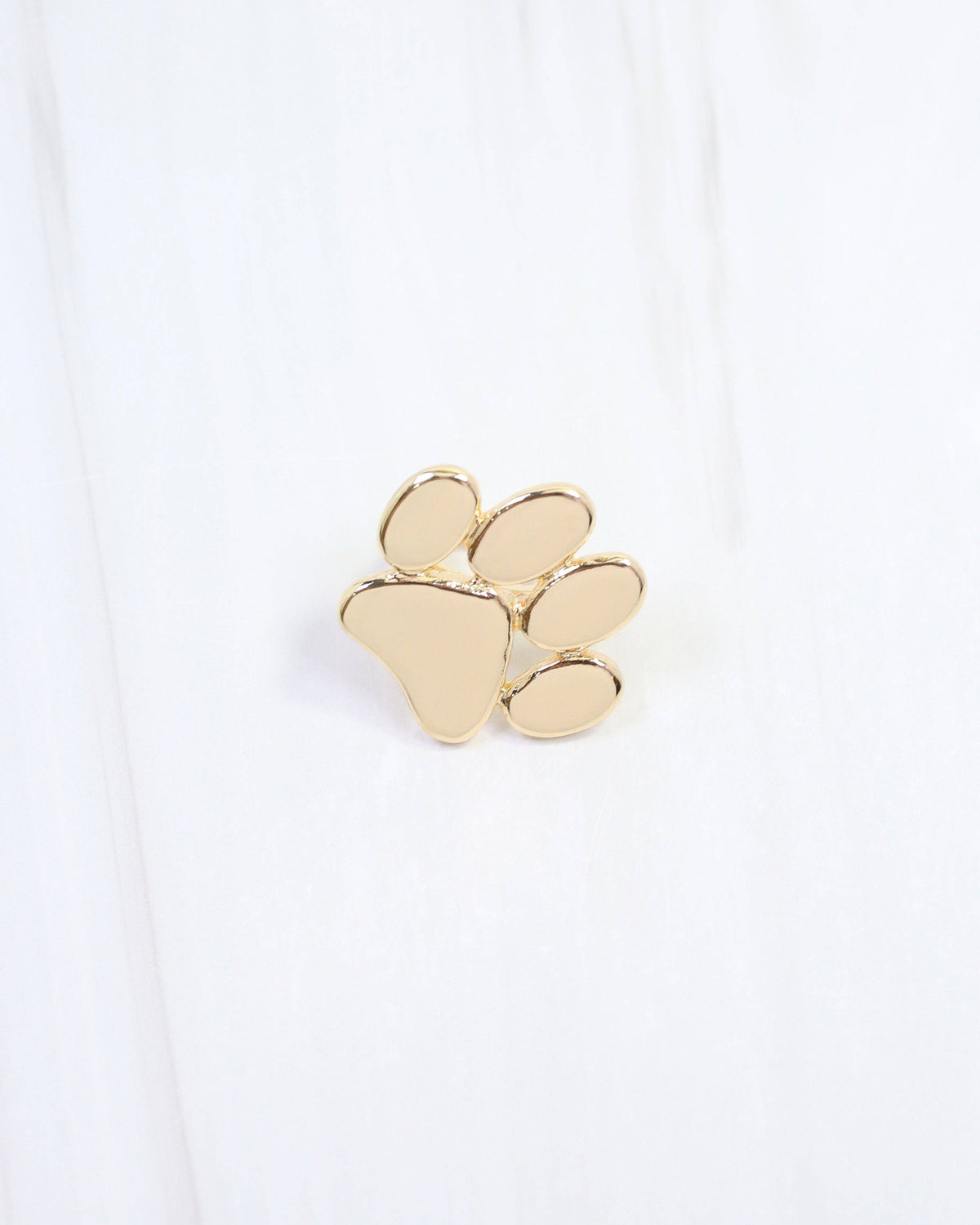 Sally Scarf Slide Paw Print Gold