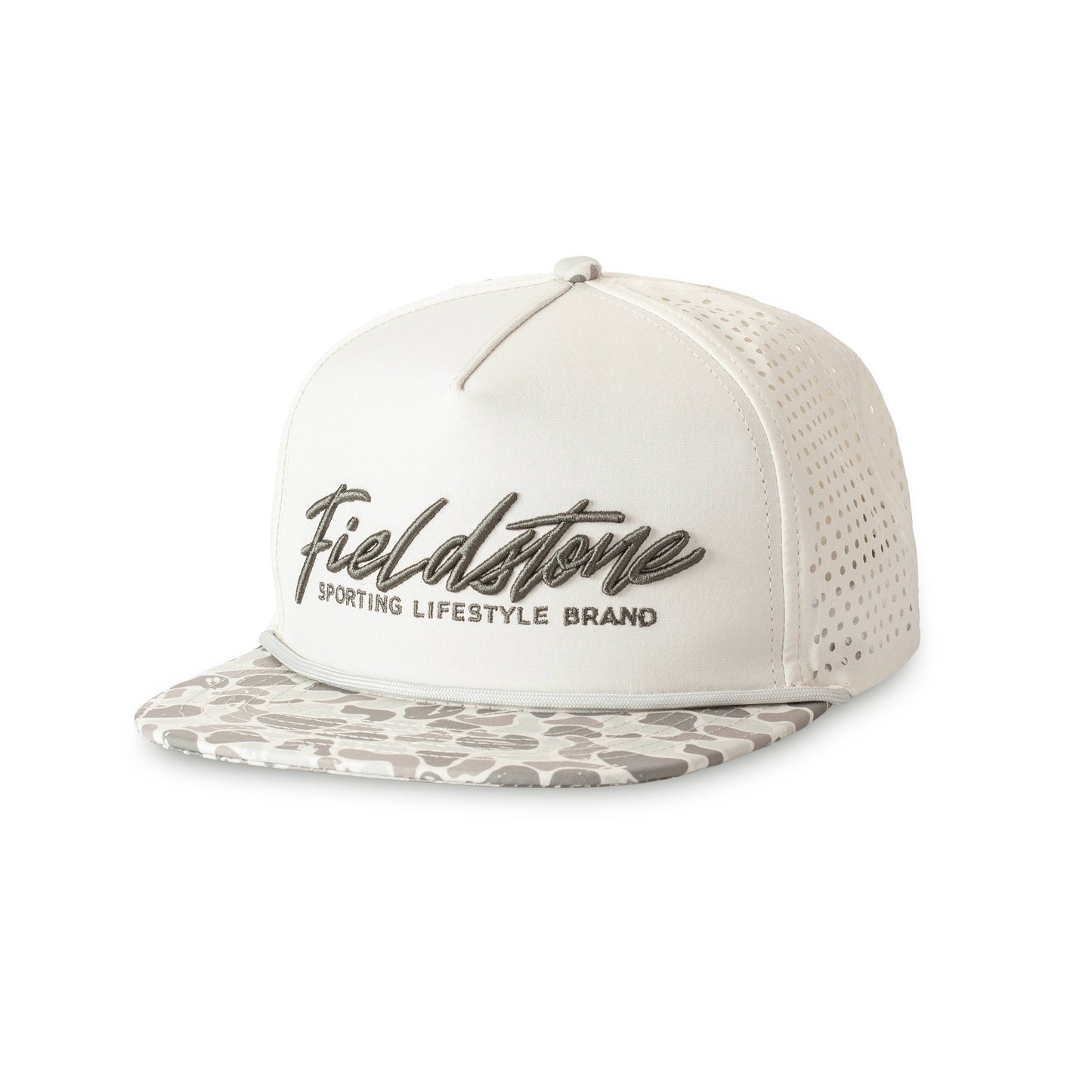 Script Logo Marsh Camo Bill Performance Rope Hat (H-290)