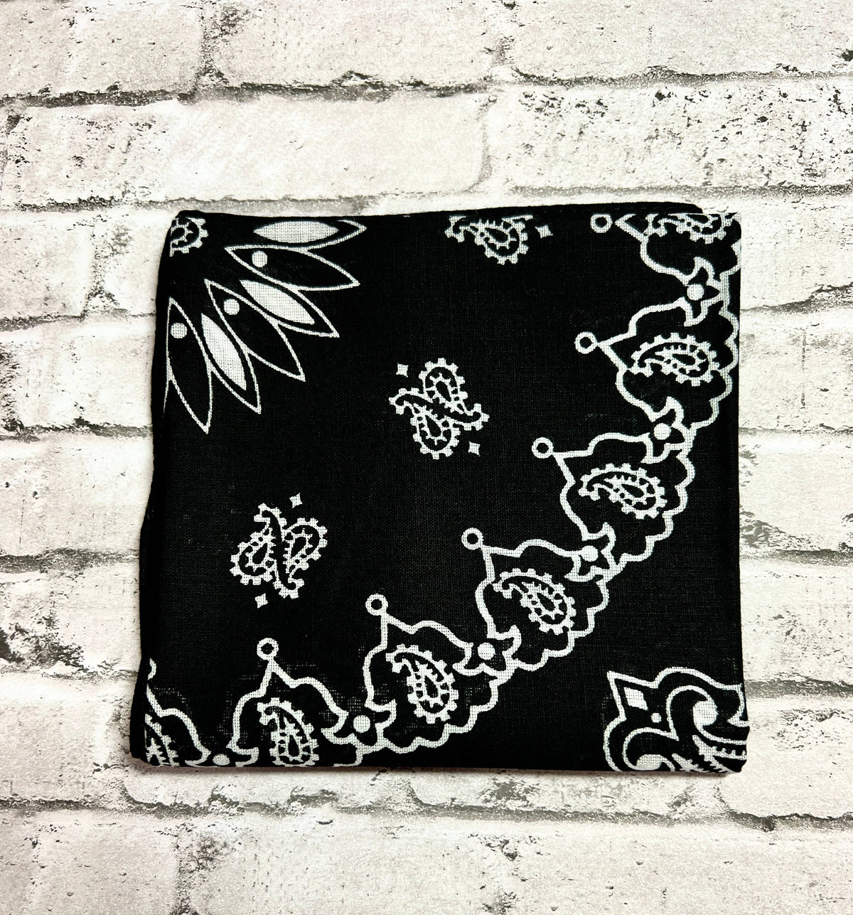 Hand Stitched Embroidered Font (Lowercase) Custom Bandanas