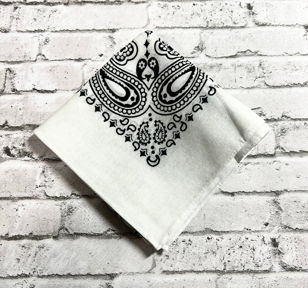 Hand Stitched Embroidered Font (Lowercase) Custom Bandanas