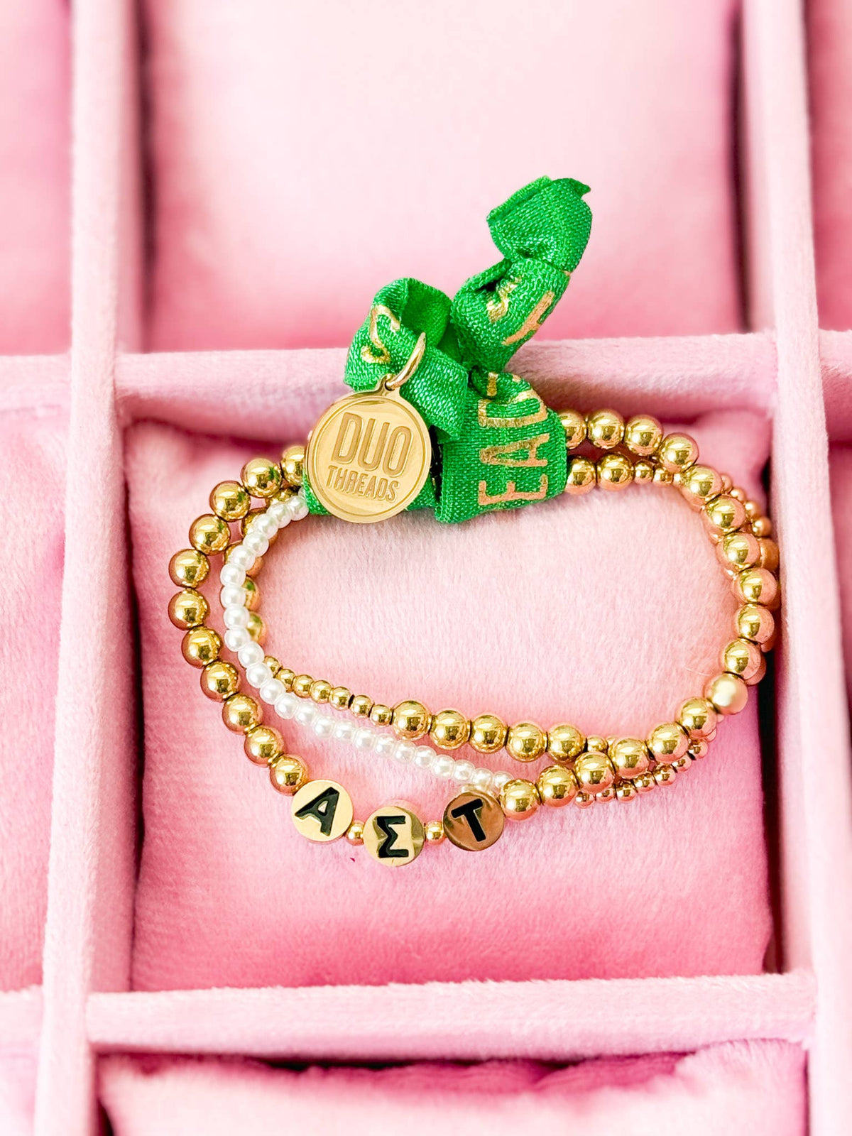 The Everyday Gold Bracelet Sorority Stack