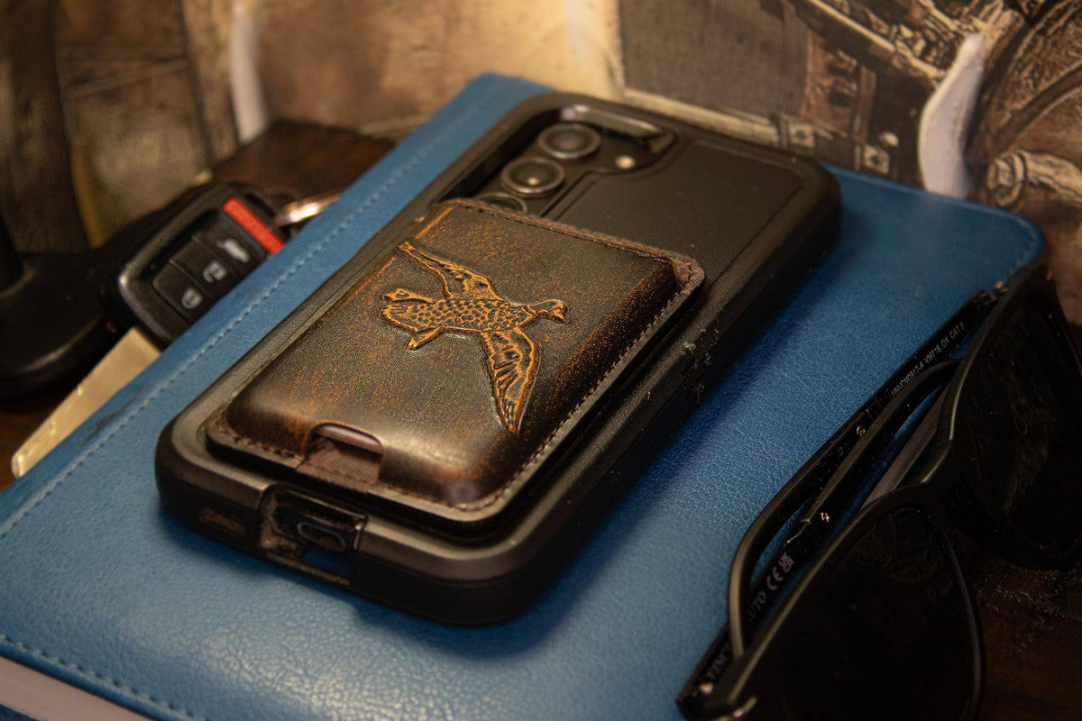 Mallard Magnetic Phone Card Holder
