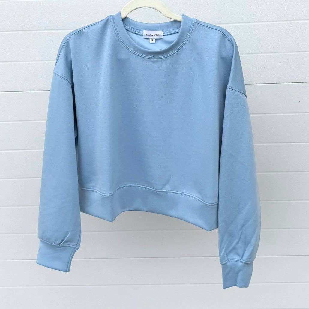 The Ava Airy Crewneck | BLANK