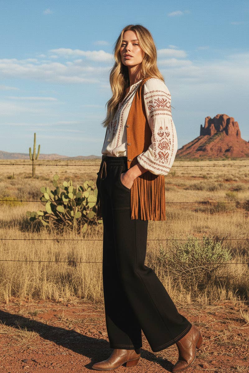 Scuba Wide Leg Pants