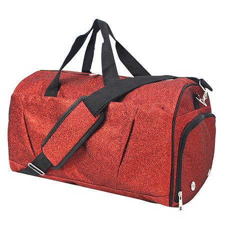 Red Glitter NGIL Gymnastics Dance and Cheer Duffle Bags