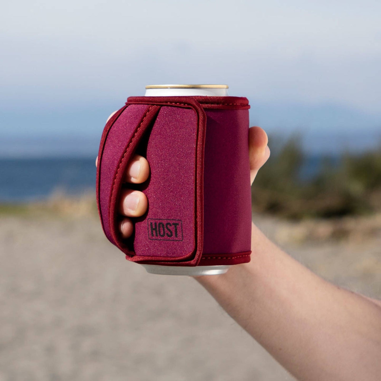Insta Chill Sleeve with Cooling Gel Standard Cans in Wine