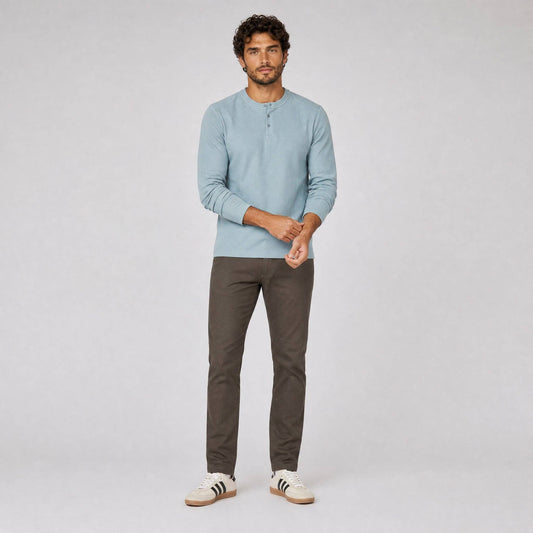 Men's Lichen Stretch Flannel Henley