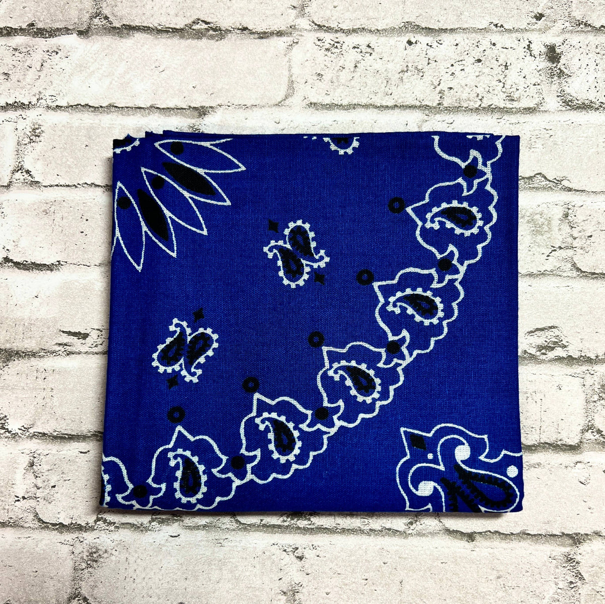 Hand Stitched Embroidered Font (Lowercase) Custom Bandanas