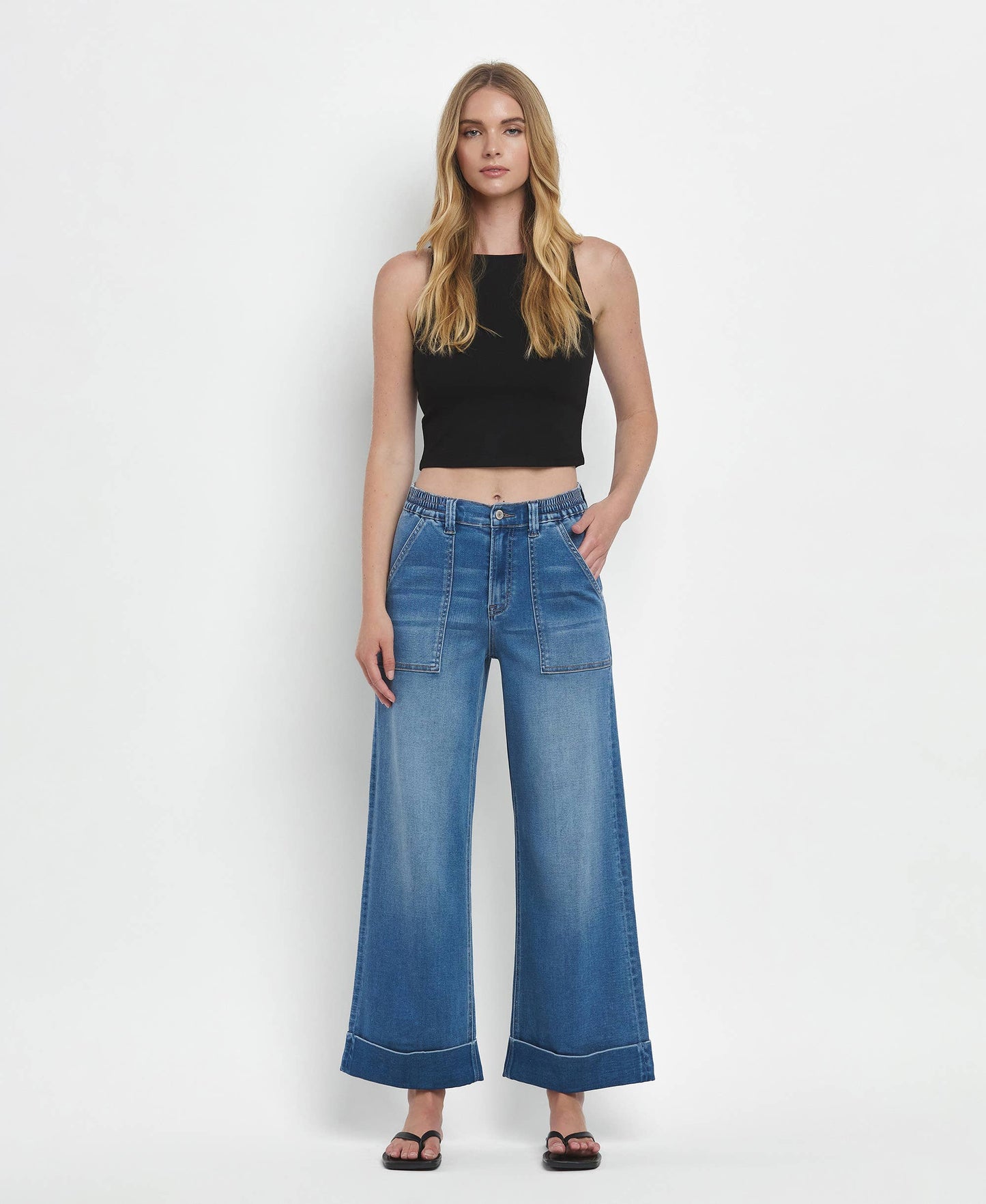 Vervet Wide Cuff Jeans