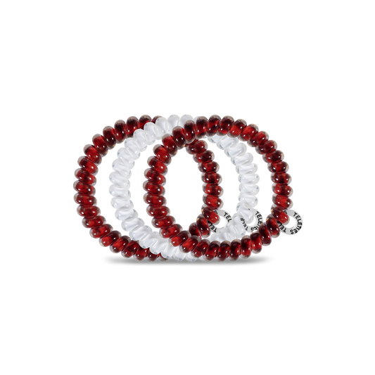 Spiral Hair Coils | Small | Univ. of Arkansas Hair Ties