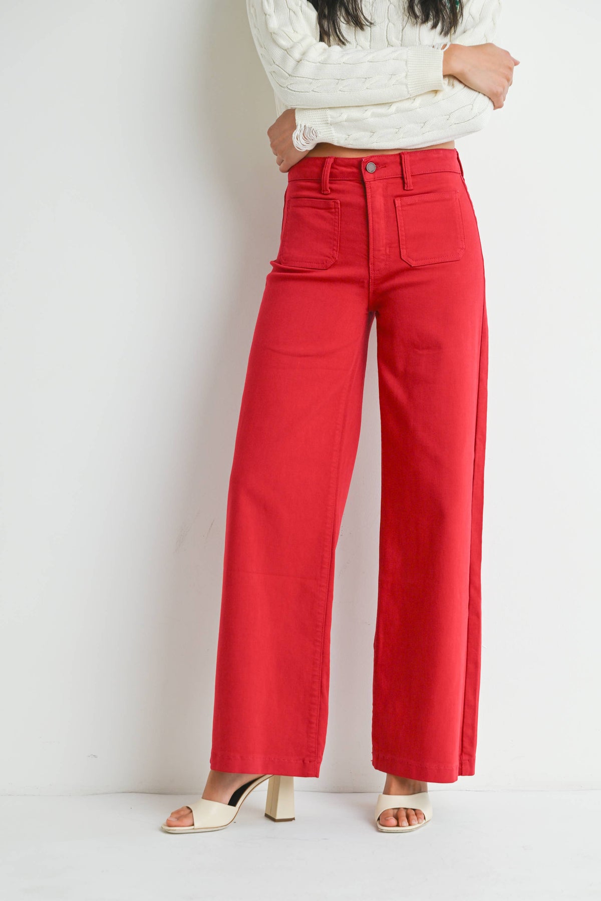 Rolling in Red Jeans