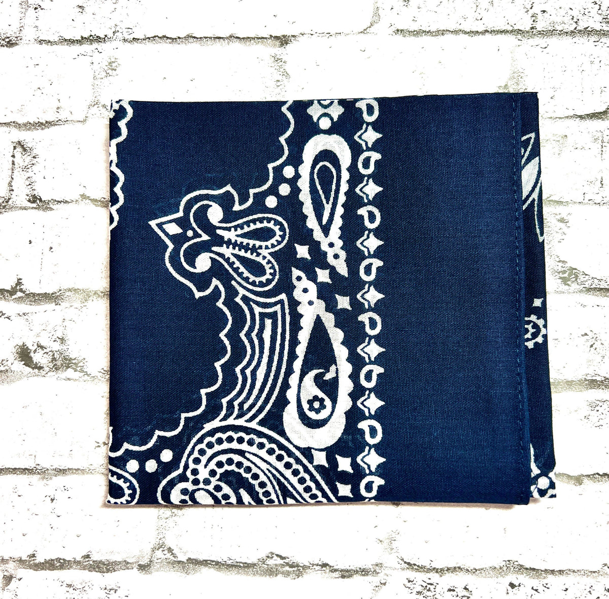 Hand Stitched Embroidered Font (Lowercase) Custom Bandanas
