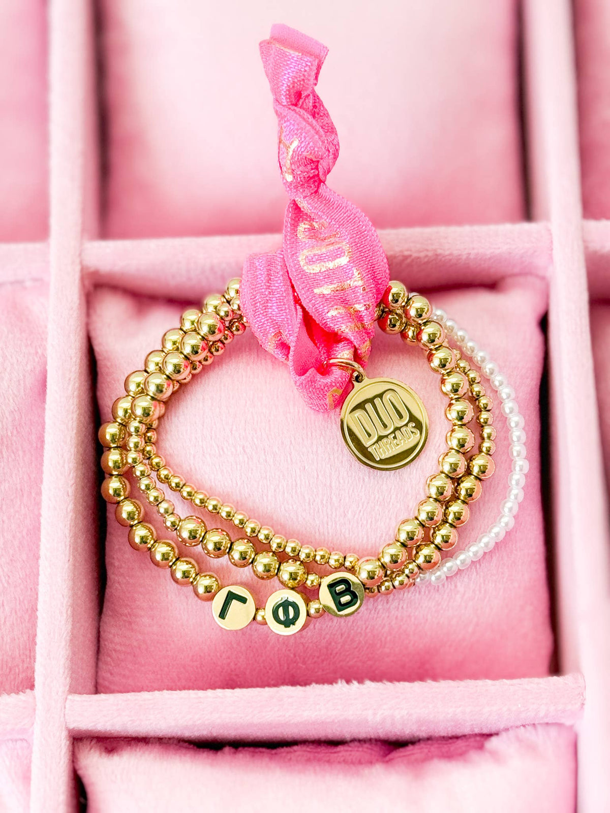 The Everyday Gold Bracelet Sorority Stack